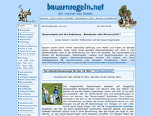 Tablet Screenshot of bauernregeln.net